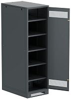 ITK LINEA B Шкаф (пустой) 2000х600х950мм металлическая дверь черный