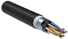 ITK Витая пара U/UTP кат.5E 4х2х24AWG solid двойная оболочка LSZH/LDPE черный