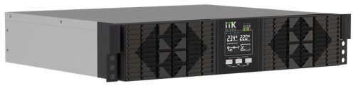 ITK ELECTRA OR ИБП Онлайн 6кВА/6кВт однофазный с LCD дисплеем 192-240VDC без АКБ 2U с регулируемым зарядным устройством Rack mount