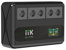 ITK ELECTRA LT5 ИБП Линейно-интерактивный 800ВА/480Вт однофазный с LCD дисплеем с АКБ 1х9AH 5 розеток Schuko