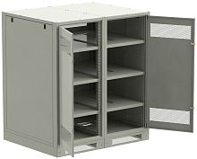 ITK LINEA B Шкаф (пустой) 1350х1200х950мм двустворчатая металлическая дверь серый