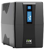 ITK ELECTRA ET ИБП Линейно-интерактивный 800ВА/480Вт однофазный с LCD дисплеем с АКБ 1х9AH USB порт