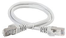 ITK Коммутационный шнур (патч-корд) кат.6 FTP PVC 15м серый