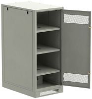 ITK LINEA B Шкаф (пустой) 1450х600х950мм металлическая дверь серый