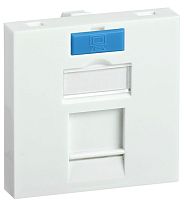 ITK Вставка 45х45мм для 1 модуля Keystone Jack с маркером