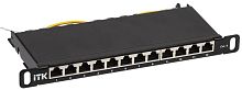 ITK 0,5U патч-панель кат.6 STP 12 портов 10" (Dual IDC)