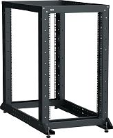 ITK LINEA F Стойка двухрамная 33U 600х600-1000мм черная