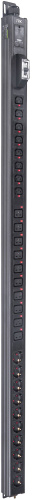 ITK BASE PDU вертикальный PV1102 33U 1 фаза 32А 10 розеток SCHUKO (немецкий стандарт) + 8 розеток C13 + 10 розеток C19 без кабеля с клеммной колодкой